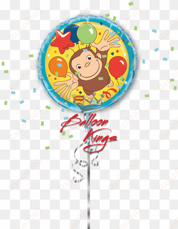 curious george balloons png - balloon