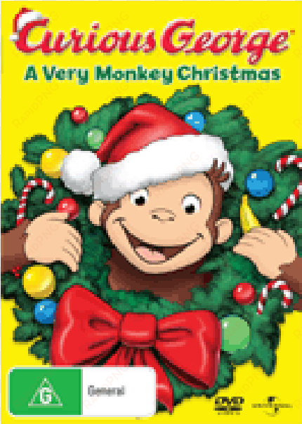 Curious George Christmas - Curious George A Very Monkey Christmas Netflix transparent png image