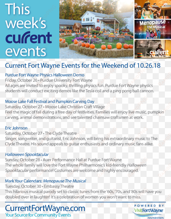 current events of the week - flyer