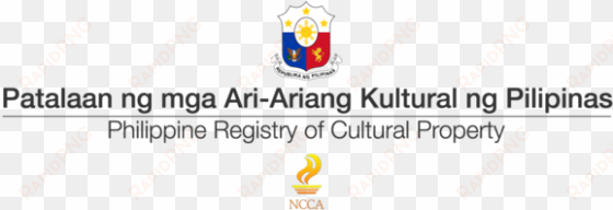 current logo for the philippine registry of cultural - philippines coat of arms