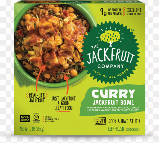 curry jackfruit bowl - jack fruit bowls