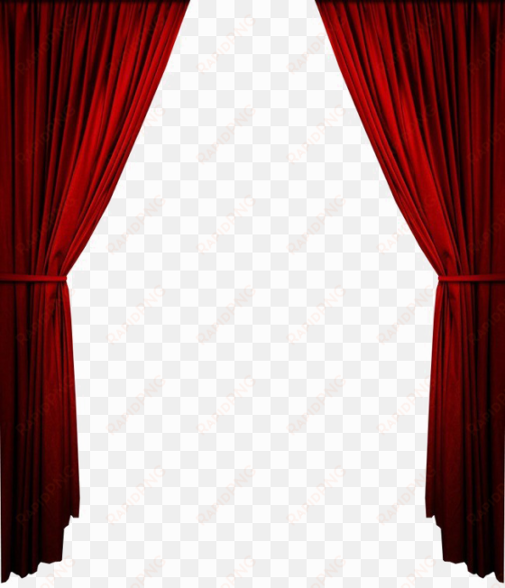 curtains png clipart - red curtain background png