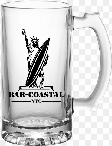 custom 16oz barconic® beer mug - 16 oz glass beer mugs
