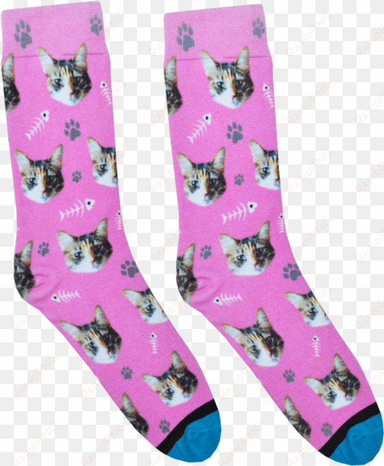 custom cat socks - divvy up cat socks