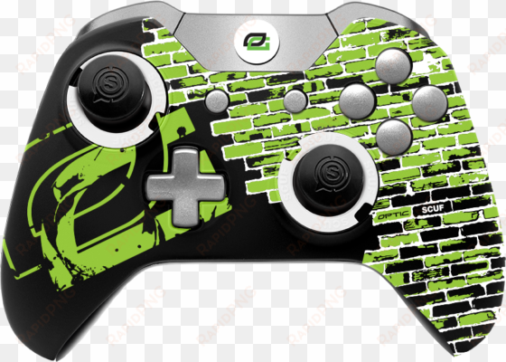 Custom Controller, Esports, Esports Event, Pro Gamer, - Scuf Infinity1 New Optic Greenwall Controller For Xbox transparent png image