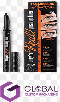 custom eyeliner boxes - benefit cosmetics they're real! push up eyeliner black
