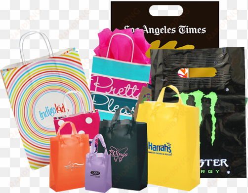 custom printed plastic bags - monster energy drink 4x500ml