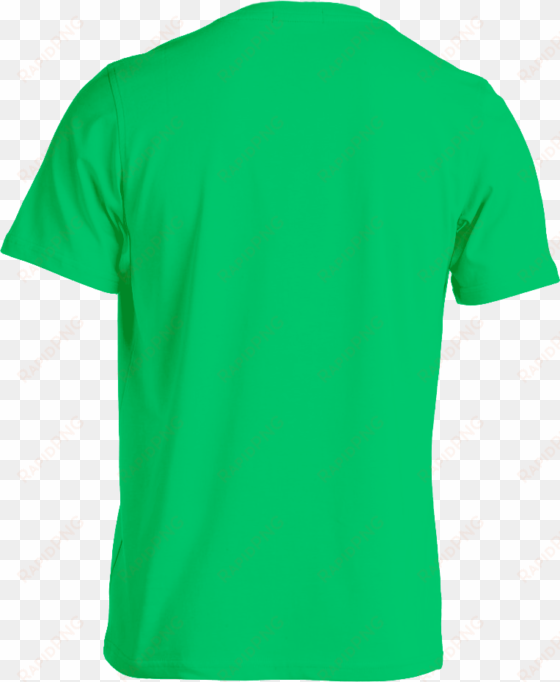 custom tee template green back - green round neck t shirt