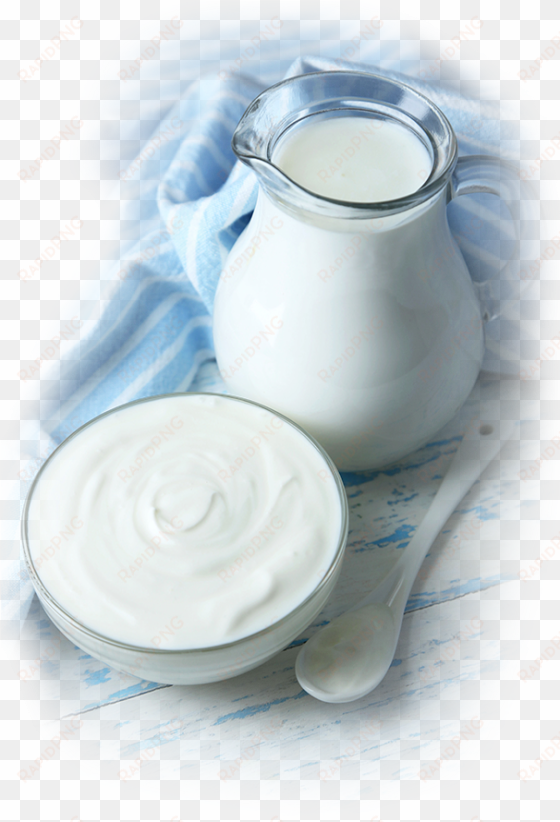 custom yogurt - milk and yogurt png