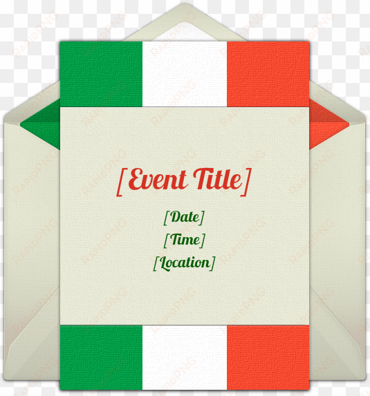 customizable, free mexican flag online invitations - paper