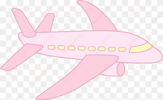 cute airplane - pink airplane clipart