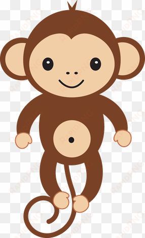 cute baby monkey - mono dibujo