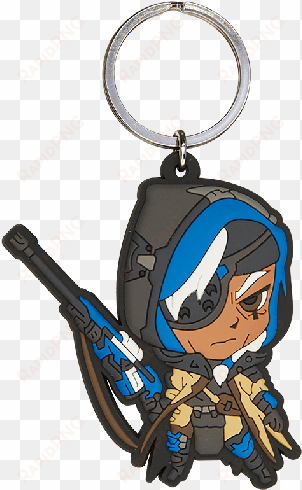 cute but deadly ana keychain - overwatch cute but deadly ana