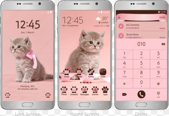 cute cat - head case designs kitten with pink bow cats soft gel