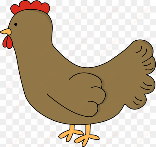 cute chicken clipart - hen cute clipart