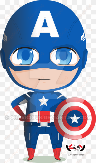 cute clipart captain america - cute captain america png