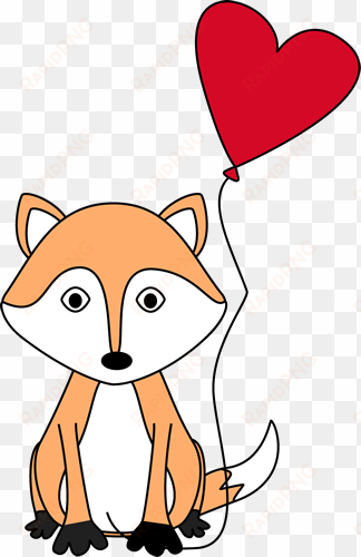 cute fox clipart clipart panda - valentines fox clip art
