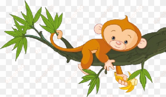 cute funny cartoon baby monkey clip art images - clipart of monkey no background