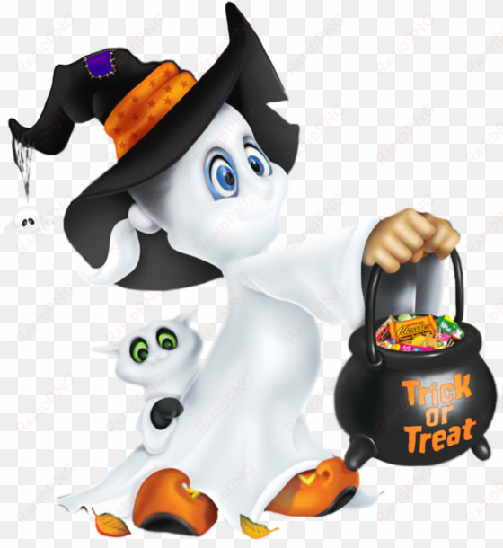 cute halloween ghost clipart