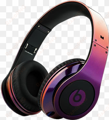cute headphones, beats headphones, monster headphones, - black and purple beats
