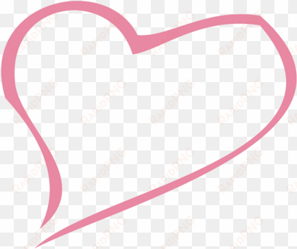 cute heart - transparent heart outline png