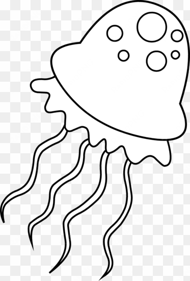 cute jellyfish drawing at getdrawings - jelly fish black and white clipart