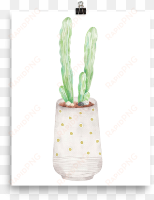 cute 'lil cactus poster - cactus