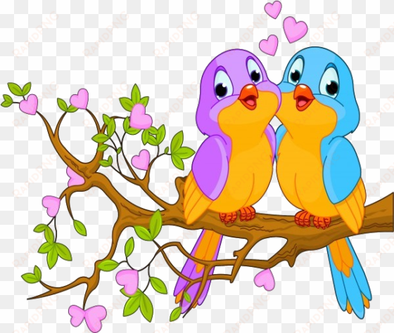 cute love birds cartoon clip art images - clipart picture of birds