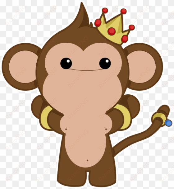 cute monkey cartoons - rich monkey