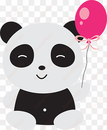 cute panda wall sticker - giant panda