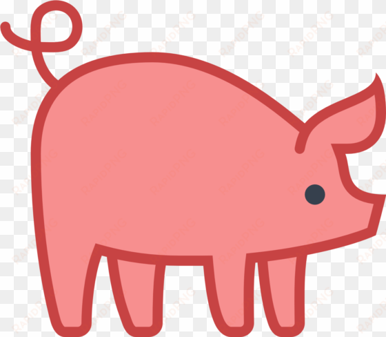 Cute Pig Png Download - Pig Icon transparent png image