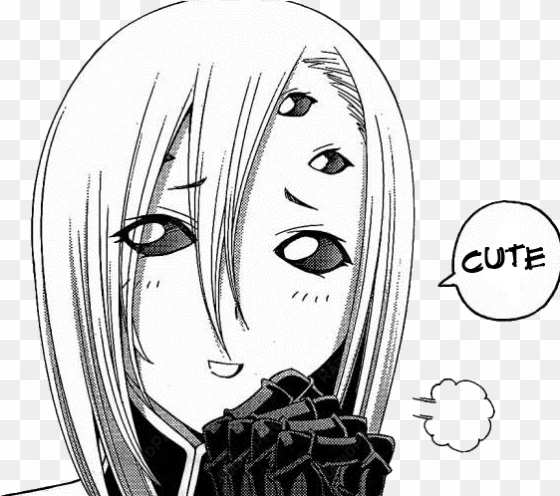 cute spider face line art hair white black facial expression - spider girl monster musume