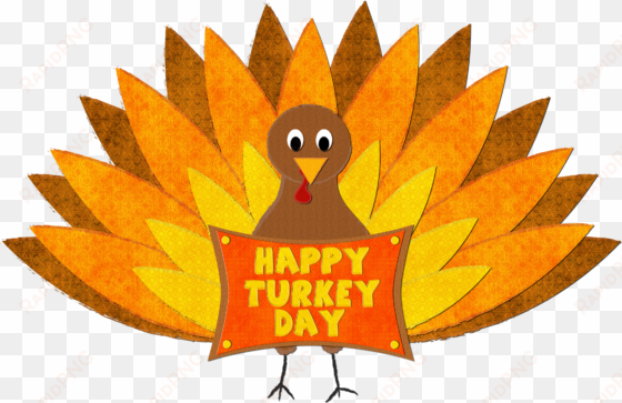 cute thanksgiving turkey clipart - thanksgiving food drive logo