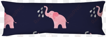 cute watercolor elephants pattern - watercolor painting