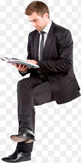 cutout man sitting people cutout, cut out people, people - business people sitting png
