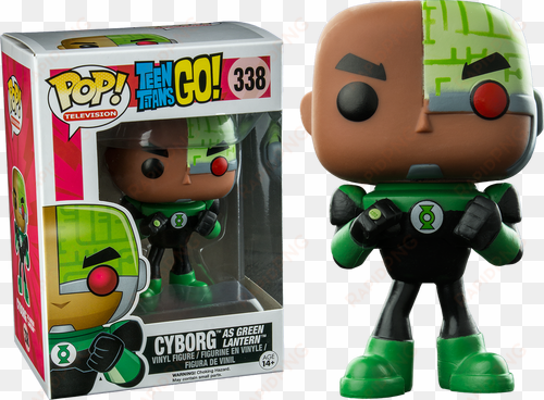 cyborg as green lantern us exclusive pop television - pop figure teen titans