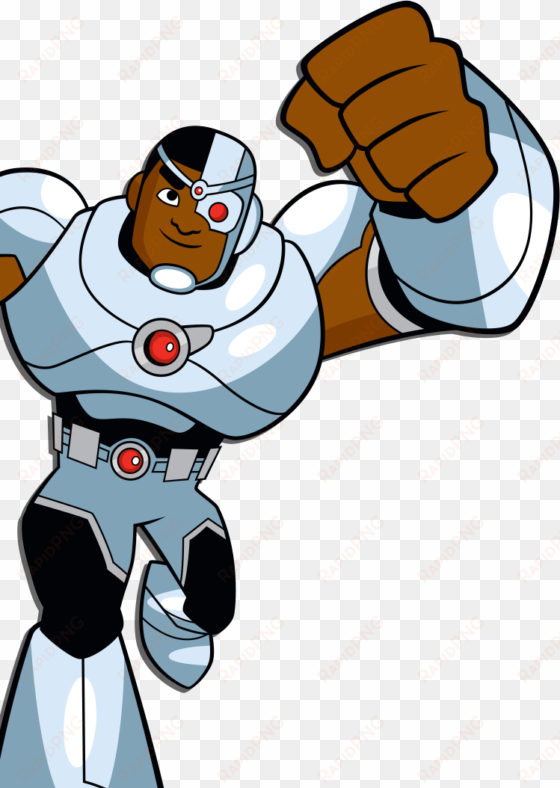 cyborg clipart superhero - dc super friends cyborg