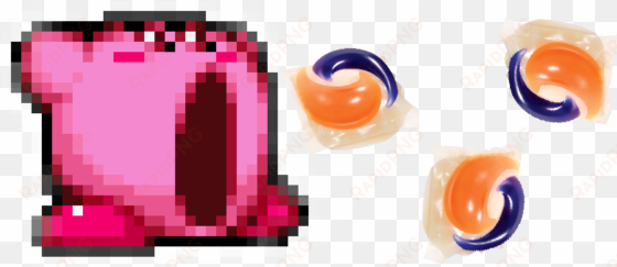 dab - kirby eating tide pods