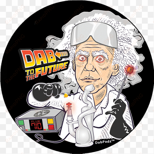 dab to the future dabpadz - dab to the future dabpadz die cut fabric topped dab