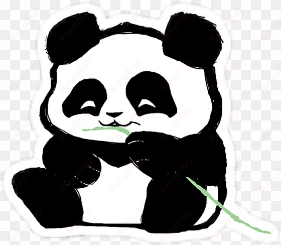dab vector panda sweet blackandwhite cute tumblr free - sticker tumblr de tecnologia