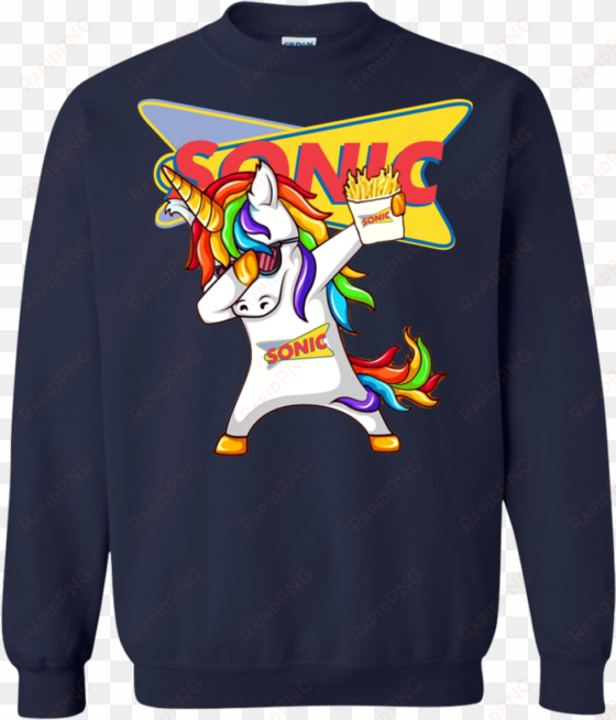 dabbing unicorn loves sonic drive-in t shirt hoodie - yosemite park t-shirts