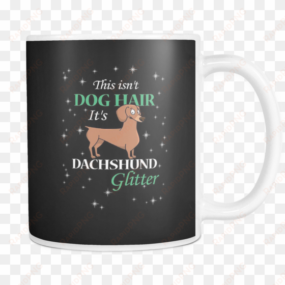 dachshund glitter dog mugs & coffee cups - dachshund glitter dog tote bags - dachshund bags