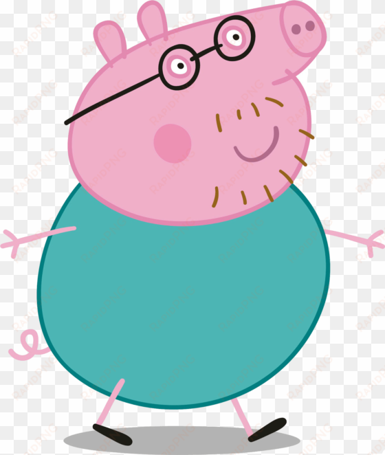 daddy pig - peppa pig papa png