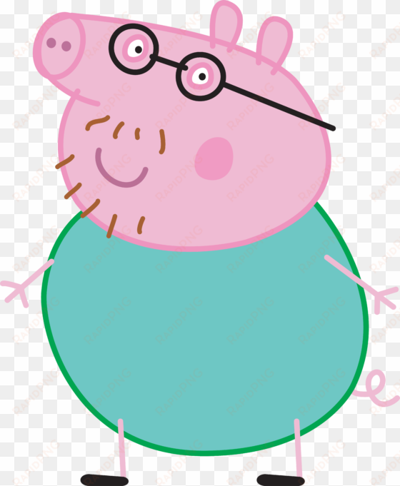 daddy pig peppa pig transparent png image - peppa pig daddy png