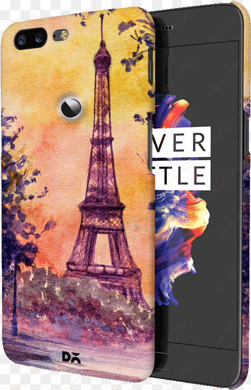 dailyobjects paris watercolor case cover for oneplus - paris wall tapestry - small: 51" x 60"
