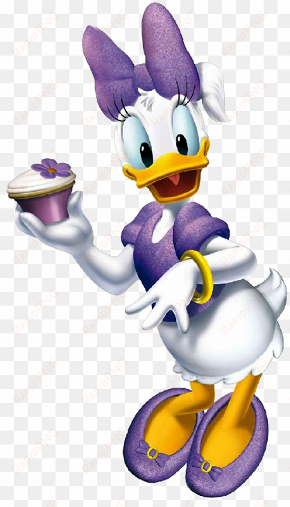 daisy duck transparent clipart - mickey mouse clubhouse daisy png