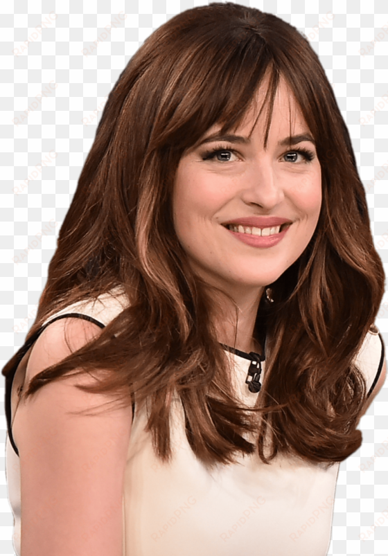 dakota johnson png - hairstyles 2018 female with fringe