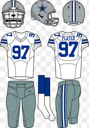 dallas cowboys - uniforme de seattle seahawks