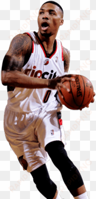 damian lillard ready to score - damian lillard png