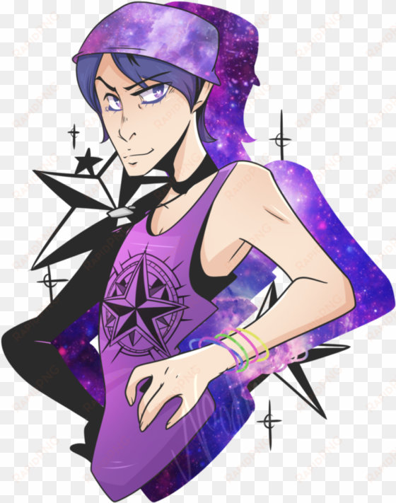 dance drawing purple - persona 5 dancing yusuke